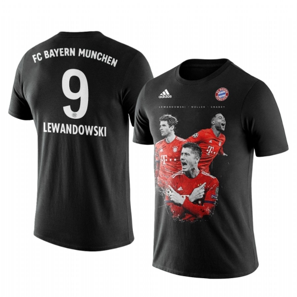 Bayern Munich Black 2020 UEFA Champions League T-shirt