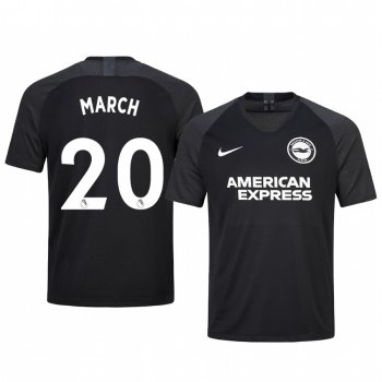 Solly March Brighton and Hove Albion Away Men's Short Sleeve Jersey 19-20