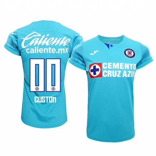 Custom Cruz Azul 19-20 Light Blue Third Women's Short Sleeve Jersey