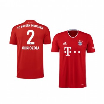 Defender Bayern Munich Álvaro Odriozola Men's Home Jersey 2020-21