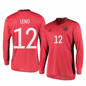 2020 Germany Bernd Leno Red UEFA Euro Goalkeeper Jersey Men's