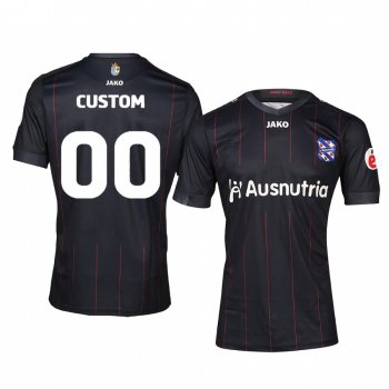 SC Heerenveen Custom 19-20 Away Men's Black Short Sleeve Jersey