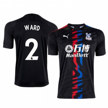 Joel Ward Crystal Palace Away Men's Short Sleeve Jersey 19-20