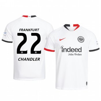 Eintracht Frankfurt Timothy Chandler White Away Jersey 19-20 Men's