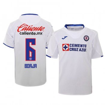 Youth Jonathan Borja Cruz Azul 19-20 White Away Official Jersey