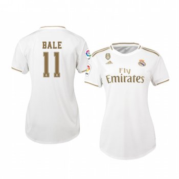 Women's Gareth Bale Real Madrid 19-20 Home Jersey