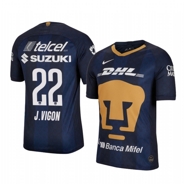 Pumas UNAM Juan Pablo Vigon 19-20 Away Jersey Men's