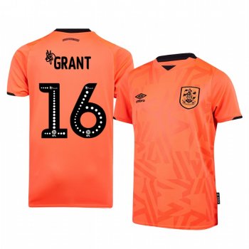 Huddersfield Town Karlan Grant 19-20 Third Men's Orange Short Sleeve Jersey