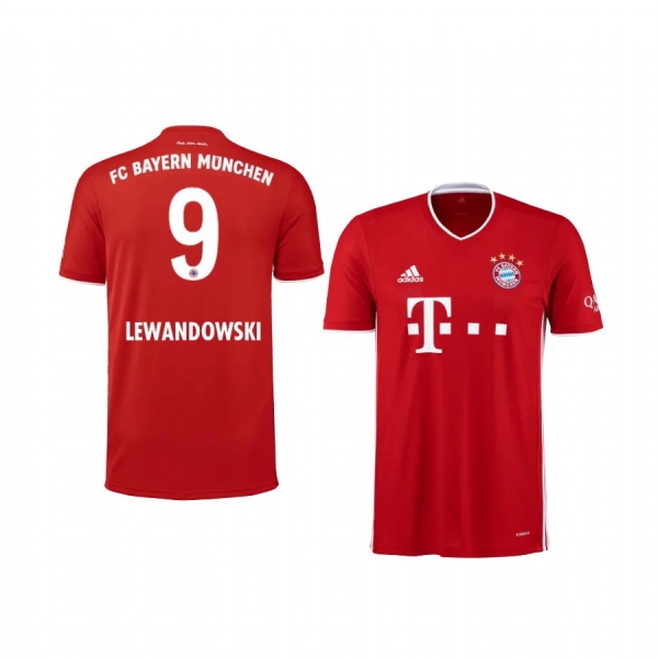 Forward Bayern Munich Robert Lewandowski Men's Home Jersey 2020-21