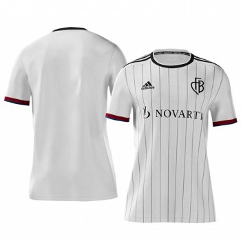 Basel Men's White Away Short Sleeve Jersey 19-20