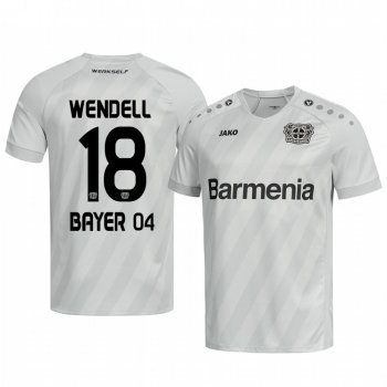 Bayer Leverkusen Wendell White Away Jersey 19-20 Men's