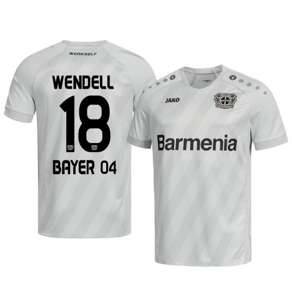 Bayer Leverkusen Wendell White Away Jersey 19-20 Men's