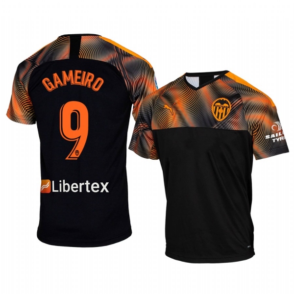 Youth Valencia Kevin Gameiro Away Short Sleeve Jersey 19-20