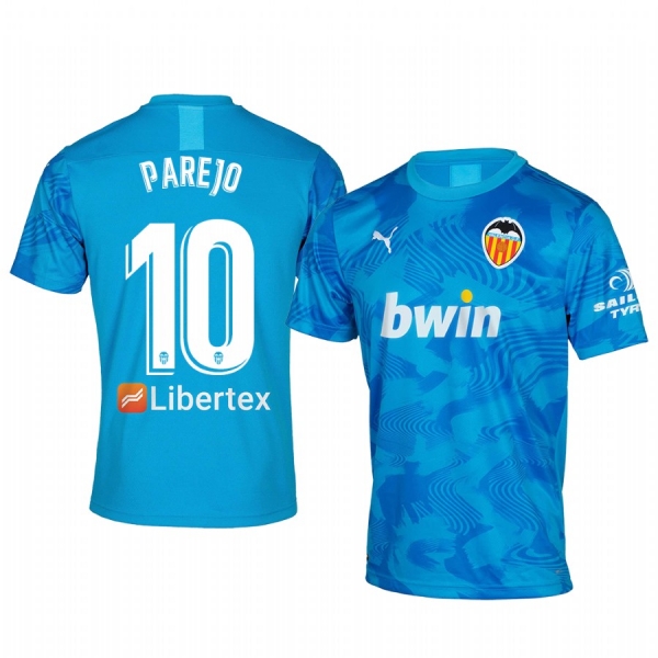 Valencia Dani Parejo Men's Jersey Alternate Third 19-20