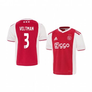 Youth Joel Veltman Ajax 18-19 Home Jersey