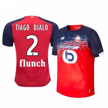 Men's Lille OSC Tiago Djaló Home Jersey 19-20