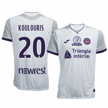 Toulouse Efthymis Koulouris Men's Away Jersey 19-20