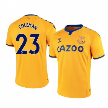 Séamus Coleman Everton 2020-21 Away Men's Yellow Short Sleeve Jersey