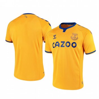 Everton 2020-21 Away Men's Yellow Short Sleeve Jersey