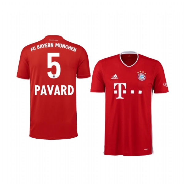 Defender Bayern Munich Benjamin Pavard Men's Home Jersey 2020-21