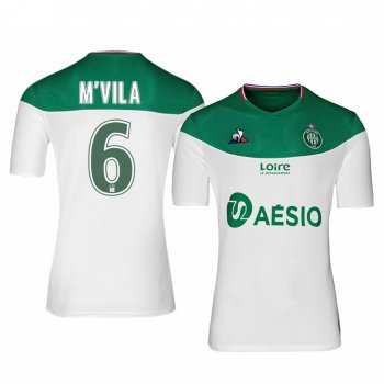 AS Saint-Etienne Yann M'Vila Men's Away Jersey 19-20