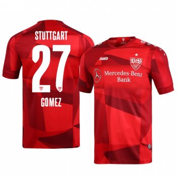 VfB Stuttgart Mario Gomez Men's 19-20 Away Replica Short Sleeve Jersey