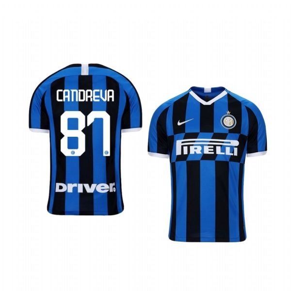 Youth Antonio Candreva Internazionale Milano 19-20 Home Jersey