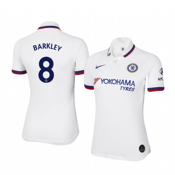 Women's Ross Barkley Chelsea Away Short Sleeve Jersey 19-20