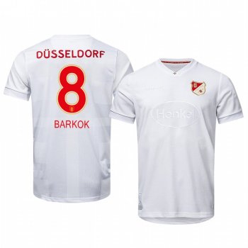 Fortuna Düsseldorf Aymen Barkok 2020 125th Anniversary Men's White Short Sleeve Jersey