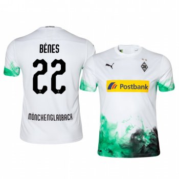 Midfielder Borussia Monchengladbach Lászlo Bénes Men's Home Jersey 19-20