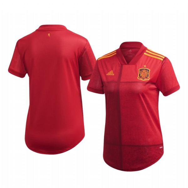 Women's Spain UEFA Euro 2020 Home Red Authentic Jersey