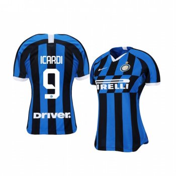 Women's Mauro Icardi Internazionale Milano 19-20 Home Jersey