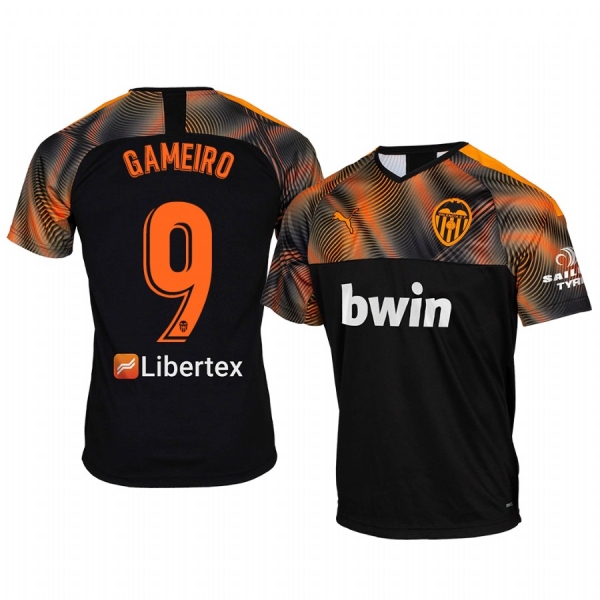 Valencia Kevin Gameiro Away Short Sleeve Jersey 19-20