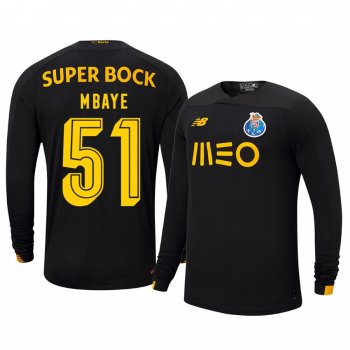 Porto Mouhamed Mbaye Black Goalkeeper Home Jersey 19-20 Men's