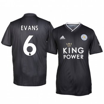 Jonny Evans Leicester City Third Men's Short Sleeve Jersey 19-20