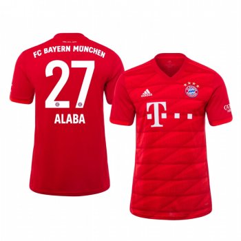 Men's Bayern Munich David Alaba Home Jersey 19-20