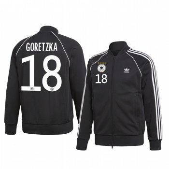 Leon Goretzka Germany Black Team Pride Logo Full-Zip Long Sleeve Jacket