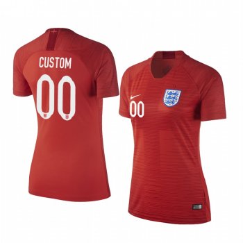 2018 World Cup England Custom Women's Away Official Jersey