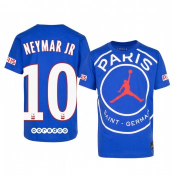 Paris Saint-Germain Neymar JR Men's Royal Game T-Shirt 2020-21