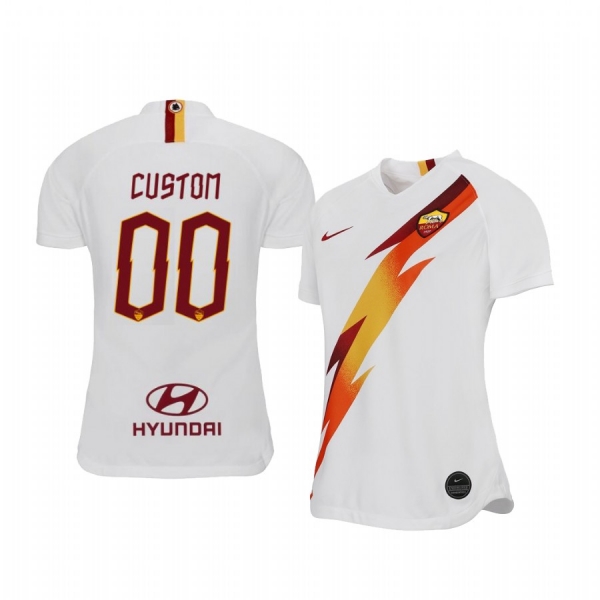 Custom AS Roma 19-20 Away Short Sleeve Jersey