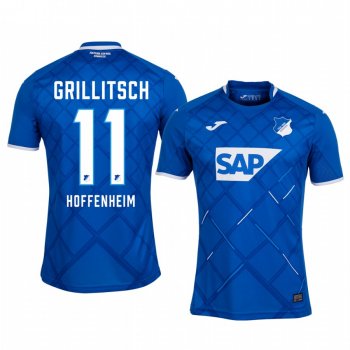 Midfielder TSG 1899 Hoffenheim Florian Grillitsch Men's Home Jersey 19-20