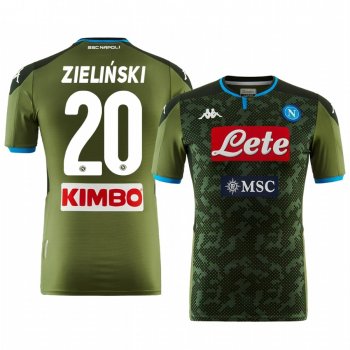 Piotr Zieliński SSC Napoli 19-20 Away Short Sleeve Jersey