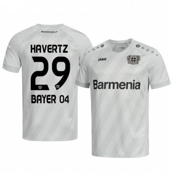 Bayer Leverkusen Kai Havertz White Away Jersey 19-20 Men's