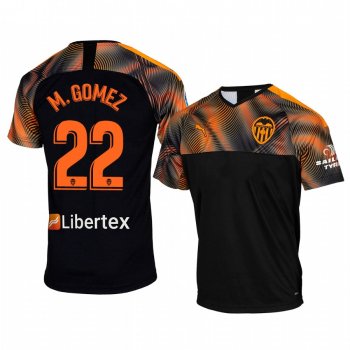 Youth Valencia Maxi Gomez Away Short Sleeve Jersey 19-20