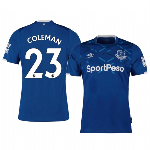 Men's Seamus Coleman Everton Home Short Sleeve Jersey 19-20