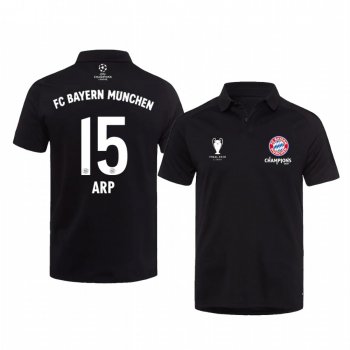 Bayern Munich Black 2020 UEFA Champions of Europe Polo