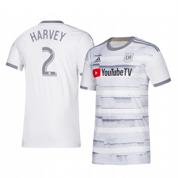 Jordan Harvey Los Angeles FC Authentic Men's Away Jersey 19-20