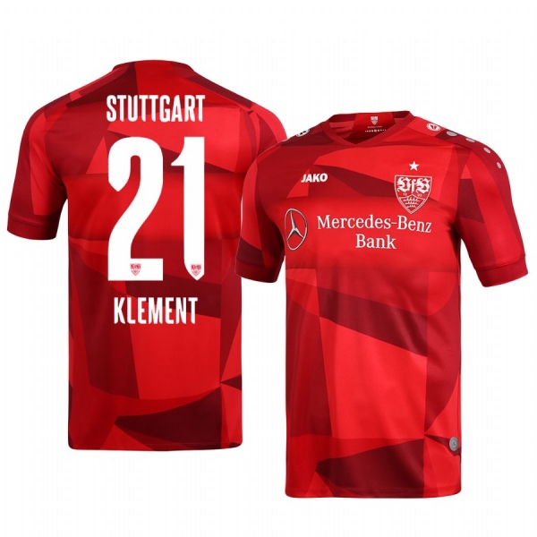 VfB Stuttgart Philipp Klement Men's 19-20 Away Replica Short Sleeve Jersey