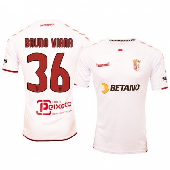 Bruno Viana Braga Away White Short Sleeve Jersey