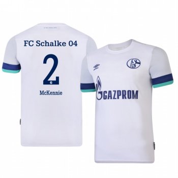 Youth Schalke 04 Weston McKennie White Away Jersey 19-20